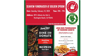 Upcoming SVLL Dine-Out Fundraisers